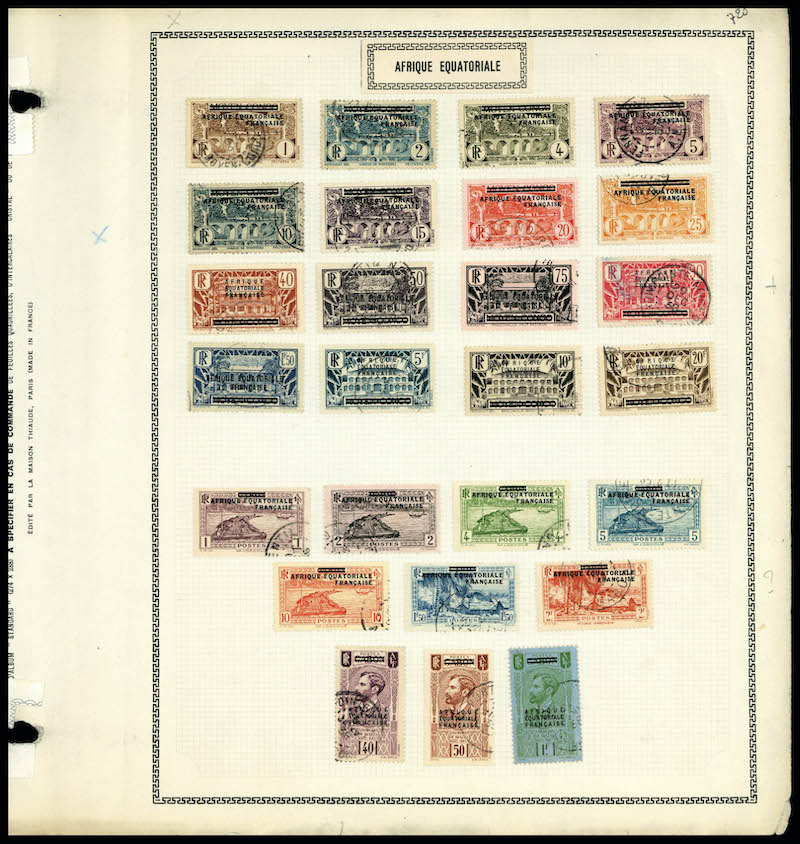 Lot 1658 - MONACO, FRENCH COLONIES A-Z INCLUDING RARITIES A.E.F., LOTS & COLLECTIONS -  Francois Feldman F.C.N.P François FELDMAN sale #128