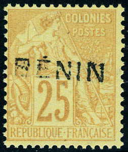 Lot 1740 - MONACO, FRENCH COLONIES A-Z INCLUDING RARITIES Benin -  Francois Feldman F.C.N.P François FELDMAN sale #128