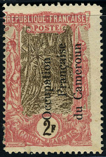 Lot 1758 - MONACO, FRENCH COLONIES A-Z INCLUDING RARITIES Cameroun - Francois Feldman F.C.N.P François FELDMAN sale #128 Lot 1758 - MONACO, FRENCH COLONIES A-Z INCLUDING RARITIES Cameroun - Francois Feldman F.C.N.P François FELDMAN sale #128