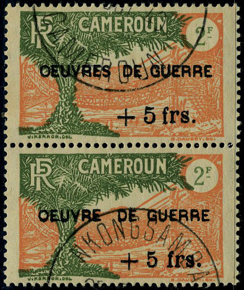 Lot 1766 - MONACO, FRENCH COLONIES A-Z INCLUDING RARITIES Cameroun - Francois Feldman F.C.N.P François FELDMAN sale #128 Lot 1766 - MONACO, FRENCH COLONIES A-Z INCLUDING RARITIES Cameroun - Francois Feldman F.C.N.P François FELDMAN sale #128