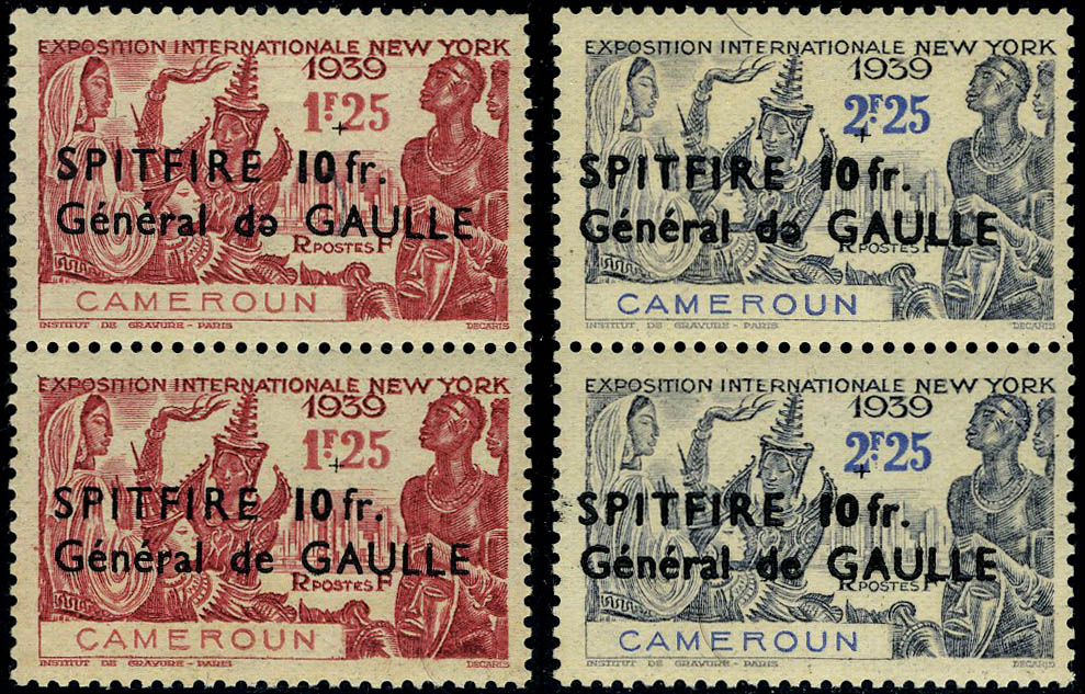Lot 1771 - MONACO, FRENCH COLONIES A-Z INCLUDING RARITIES Cameroun - Francois Feldman F.C.N.P François FELDMAN sale #128 Lot 1771 - MONACO, FRENCH COLONIES A-Z INCLUDING RARITIES Cameroun - Francois Feldman F.C.N.P François FELDMAN sale #128