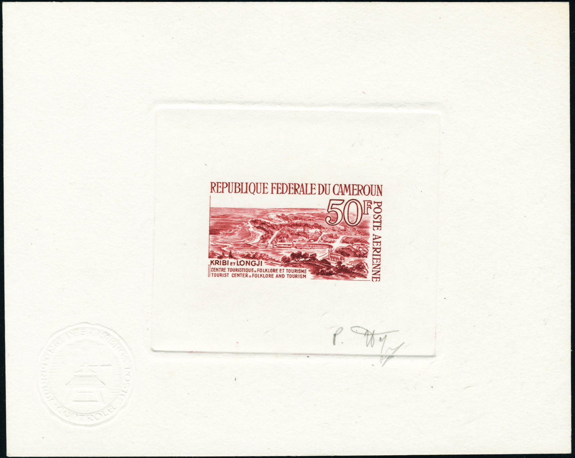 Lot 1779 - MONACO, FRENCH COLONIES A-Z INCLUDING RARITIES CAMEROUN, POSTE AERIENNE - Francois Feldman F.C.N.P François FELDMAN sale #128 Lot 1779 - MONACO, FRENCH COLONIES A-Z INCLUDING RARITIES CAMEROUN, POSTE AERIENNE - Francois Feldman F.C.N.P François FELDMAN sale #128