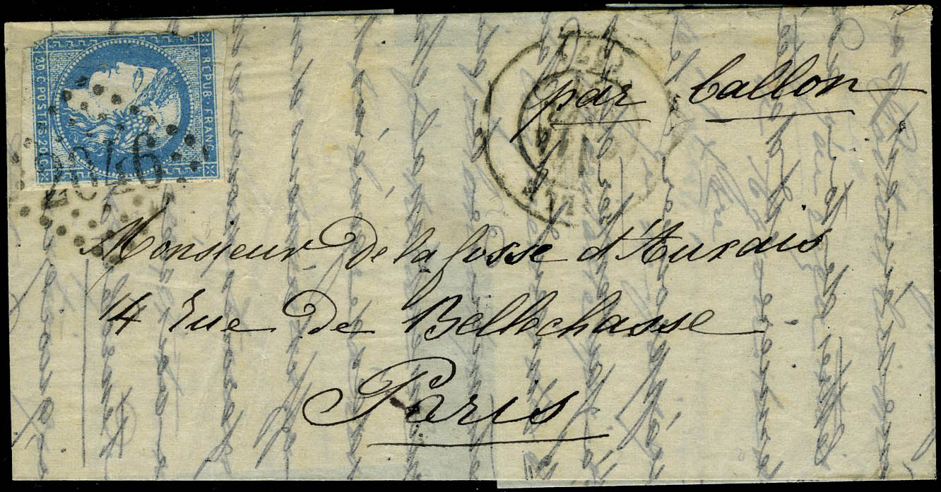 Lot 180 - France gouvernement provisoire -  Francois Feldman F.C.N.P François FELDMAN sale #128