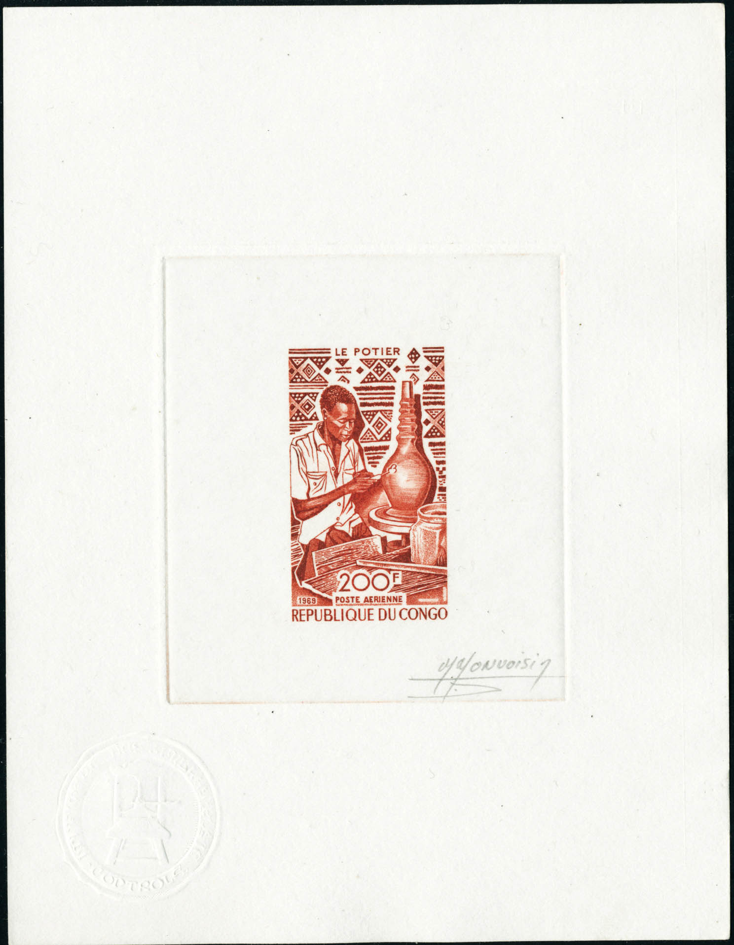 Lot 1853 - MONACO, FRENCH COLONIES A-Z INCLUDING RARITIES CONGO, POSTE AERIENNE - Francois Feldman F.C.N.P François FELDMAN sale #128 Lot 1853 - MONACO, FRENCH COLONIES A-Z INCLUDING RARITIES CONGO, POSTE AERIENNE - Francois Feldman F.C.N.P François FELDMAN sale #128