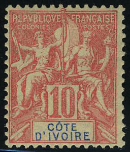 Lot 1855 - MONACO, FRENCH COLONIES A-Z INCLUDING RARITIES cote d'ivoire - Francois Feldman F.C.N.P François FELDMAN sale #128 Lot 1855 - MONACO, FRENCH COLONIES A-Z INCLUDING RARITIES cote d'ivoire - Francois Feldman F.C.N.P François FELDMAN sale #128