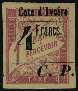 Lot 1875 - MONACO, FRENCH COLONIES A-Z INCLUDING RARITIES COTE D'IVOIRE, COLIS POSTAUX -  Francois Feldman F.C.N.P François FELDMAN sale #128
