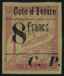 Lot 1876 - MONACO, FRENCH COLONIES A-Z INCLUDING RARITIES COTE D'IVOIRE, COLIS POSTAUX -  Francois Feldman F.C.N.P François FELDMAN sale #128