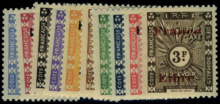 Lot 1903 - MONACO, FRENCH COLONIES A-Z INCLUDING RARITIES COTE DES SOMALIS, TIMBRES-TAXE - Francois Feldman F.C.N.P François FELDMAN sale #128 Lot 1903 - MONACO, FRENCH COLONIES A-Z INCLUDING RARITIES COTE DES SOMALIS, TIMBRES-TAXE - Francois Feldman F.C.N.P François FELDMAN sale #128