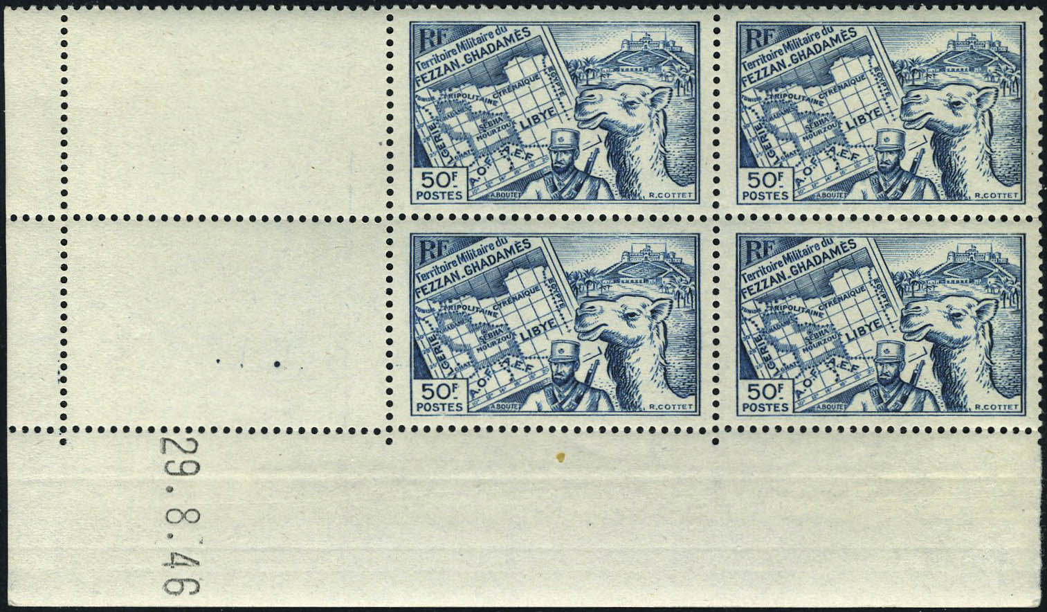 Lot 1933 - MONACO, FRENCH COLONIES A-Z INCLUDING RARITIES fezzan - Francois Feldman F.C.N.P François FELDMAN sale #128 Lot 1933 - MONACO, FRENCH COLONIES A-Z INCLUDING RARITIES fezzan - Francois Feldman F.C.N.P François FELDMAN sale #128