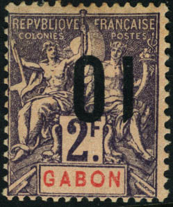 Lot 1955 - MONACO, FRENCH COLONIES A-Z INCLUDING RARITIES gabon - Francois Feldman F.C.N.P François FELDMAN sale #128 Lot 1955 - MONACO, FRENCH COLONIES A-Z INCLUDING RARITIES gabon - Francois Feldman F.C.N.P François FELDMAN sale #128