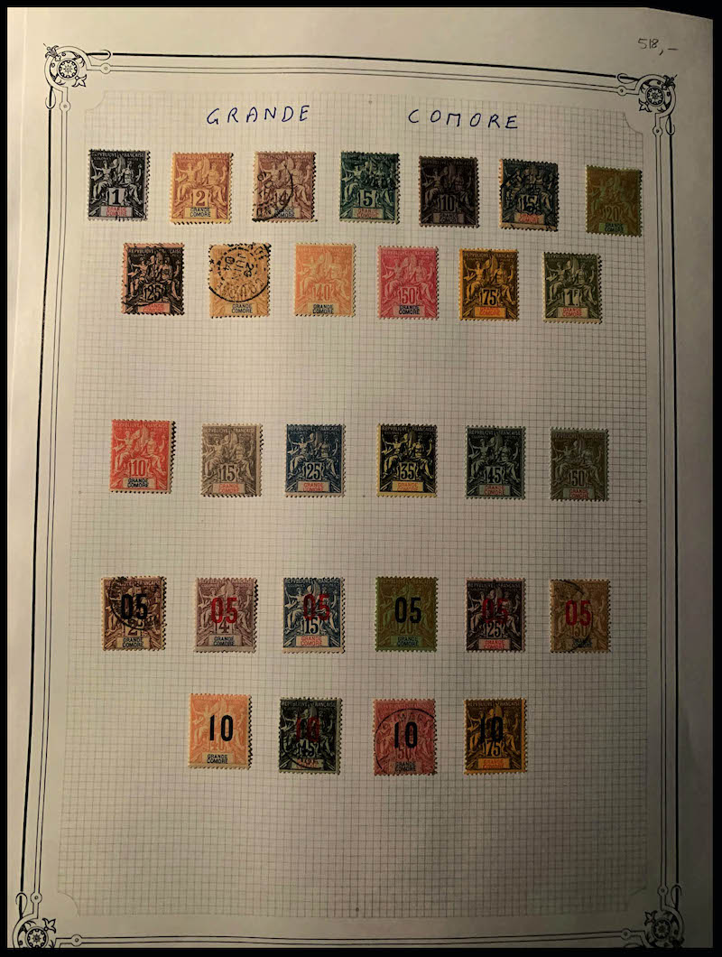 Lot 1965 - MONACO, FRENCH COLONIES A-Z INCLUDING RARITIES GRANDE COMORE, LOTS & COLLECTIONS - Francois Feldman F.C.N.P François FELDMAN sale #128 Lot 1965 - MONACO, FRENCH COLONIES A-Z INCLUDING RARITIES GRANDE COMORE, LOTS & COLLECTIONS - Francois Feldman F.C.N.P François FELDMAN sale #128