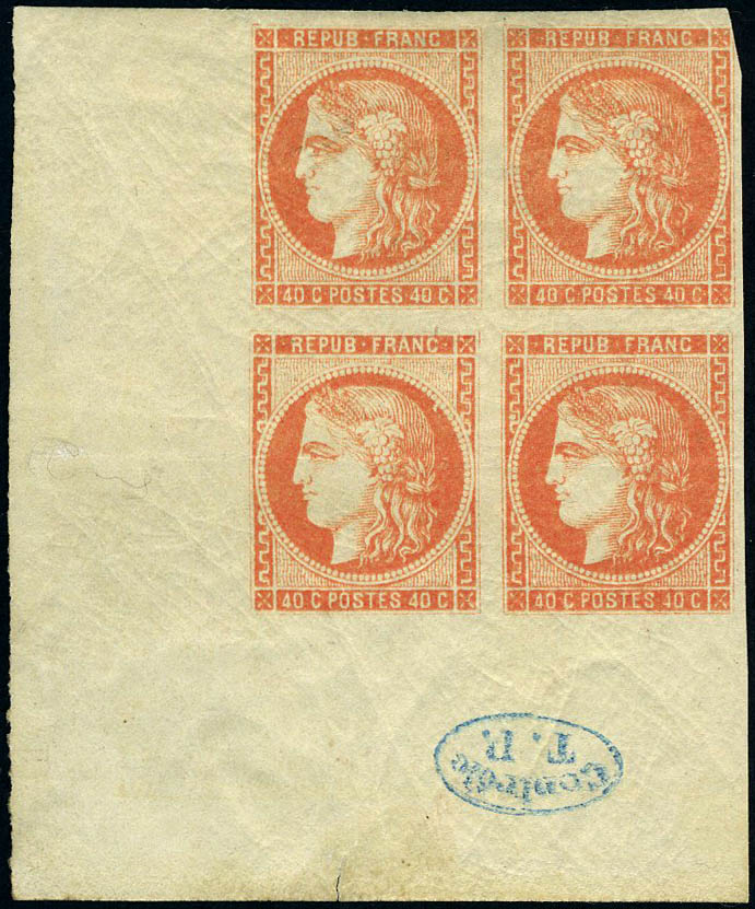 Lot 197 - France gouvernement provisoire -  Francois Feldman F.C.N.P François FELDMAN sale #128