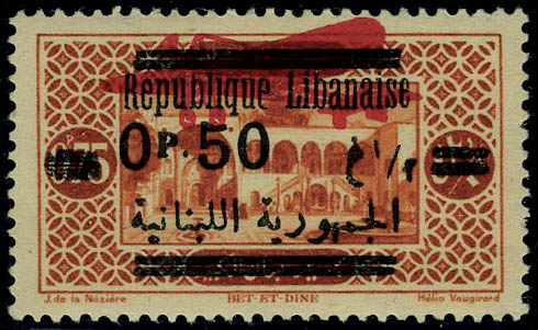 Lot 1977 - MONACO, FRENCH COLONIES A-Z INCLUDING RARITIES GRAND LIBAN, POSTE AERIENNE - Francois Feldman F.C.N.P François FELDMAN sale #128 Lot 1977 - MONACO, FRENCH COLONIES A-Z INCLUDING RARITIES GRAND LIBAN, POSTE AERIENNE - Francois Feldman F.C.N.P François FELDMAN sale #128