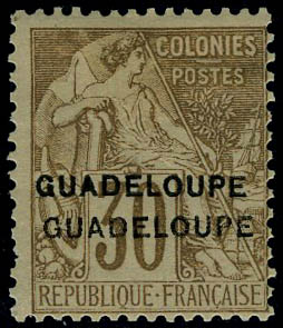 Lot 1984 - MONACO, FRENCH COLONIES A-Z INCLUDING RARITIES guadeloupe - Francois Feldman F.C.N.P François FELDMAN sale #128 Lot 1984 - MONACO, FRENCH COLONIES A-Z INCLUDING RARITIES guadeloupe - Francois Feldman F.C.N.P François FELDMAN sale #128