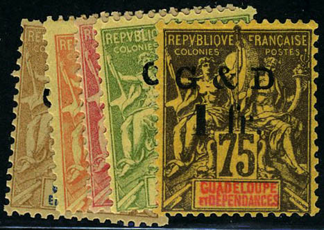 Lot 1989 - MONACO, FRENCH COLONIES A-Z INCLUDING RARITIES guadeloupe - Francois Feldman F.C.N.P François FELDMAN sale #128 Lot 1989 - MONACO, FRENCH COLONIES A-Z INCLUDING RARITIES guadeloupe - Francois Feldman F.C.N.P François FELDMAN sale #128