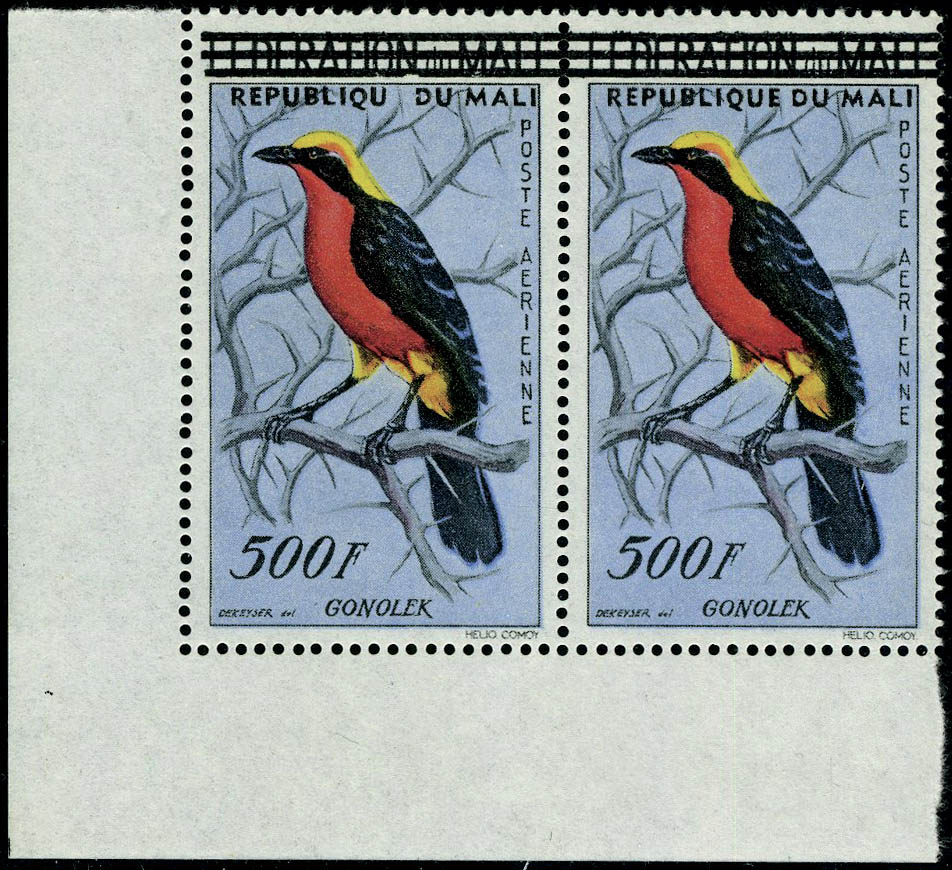Lot 2131 - MONACO, FRENCH COLONIES A-Z INCLUDING RARITIES MALI, POSTE AERIENNE -  Francois Feldman F.C.N.P François FELDMAN sale #128