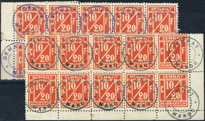 Lot 2133 - MONACO, FRENCH COLONIES A-Z INCLUDING RARITIES maroc postes locales - Francois Feldman F.C.N.P François FELDMAN sale #128 Lot 2133 - MONACO, FRENCH COLONIES A-Z INCLUDING RARITIES maroc postes locales - Francois Feldman F.C.N.P François FELDMAN sale #128