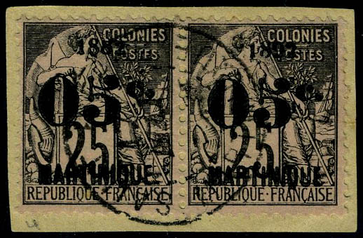 Lot 2191 - MONACO, FRENCH COLONIES A-Z INCLUDING RARITIES martinique -  Francois Feldman F.C.N.P François FELDMAN sale #128