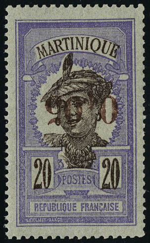 Lot 2202 - MONACO, FRENCH COLONIES A-Z INCLUDING RARITIES martinique -  Francois Feldman F.C.N.P François FELDMAN sale #128