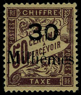 Lot 2333 - MONACO, FRENCH COLONIES A-Z INCLUDING RARITIES PORT SAID, TIMBRES-TAXE -  Francois Feldman F.C.N.P François FELDMAN sale #128