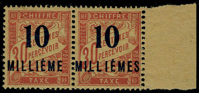 Lot 2340 - MONACO, FRENCH COLONIES A-Z INCLUDING RARITIES PORT SAID, TIMBRES-TAXE -  Francois Feldman F.C.N.P François FELDMAN sale #128