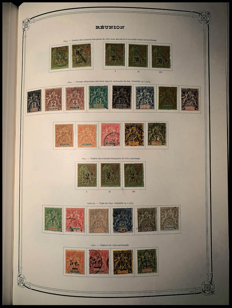 Lot 2385 - MONACO, FRENCH COLONIES A-Z INCLUDING RARITIES REUNION, LOTS & COLLECTIONS - Francois Feldman F.C.N.P François FELDMAN sale #128 Lot 2385 - MONACO, FRENCH COLONIES A-Z INCLUDING RARITIES REUNION, LOTS & COLLECTIONS - Francois Feldman F.C.N.P François FELDMAN sale #128