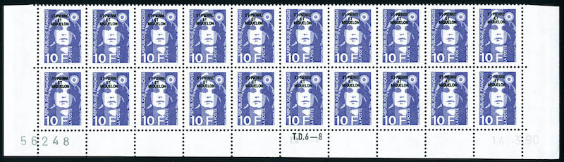 Lot 2426 - MONACO, FRENCH COLONIES A-Z INCLUDING RARITIES SAINT PIERRE & MIQUELON -  Francois Feldman F.C.N.P François FELDMAN sale #128