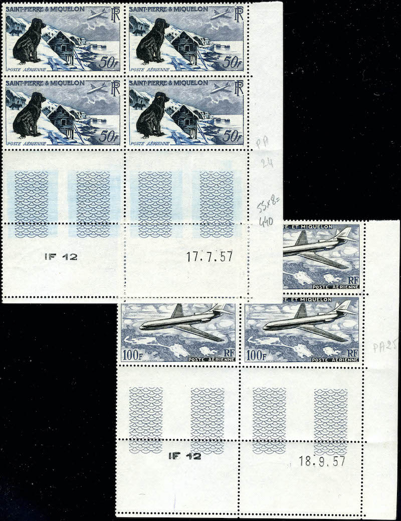 Lot 2430 - MONACO, FRENCH COLONIES A-Z INCLUDING RARITIES SAINT PIERRE & MIQUELON, POSTE AERIENNE -  Francois Feldman F.C.N.P François FELDMAN sale #128