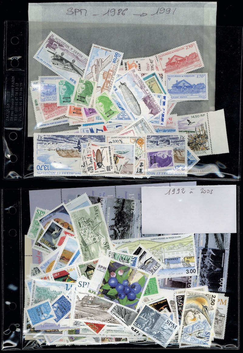 Lot 2441 - MONACO, FRENCH COLONIES A-Z INCLUDING RARITIES SAINT PIERRE & MIQUELON, LOTS & COLLECTIONS - Francois Feldman F.C.N.P François FELDMAN sale #128 Lot 2441 - MONACO, FRENCH COLONIES A-Z INCLUDING RARITIES SAINT PIERRE & MIQUELON, LOTS & COLLECTIONS - Francois Feldman F.C.N.P François FELDMAN sale #128