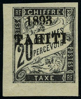 Lot 2535 - MONACO, FRENCH COLONIES A-Z INCLUDING RARITIES TAHITI, TIMBRES-TAXE -  Francois Feldman F.C.N.P François FELDMAN sale #128