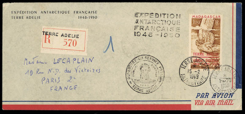 Lot 2555 - MONACO, FRENCH COLONIES A-Z INCLUDING RARITIES T.A.A.F., POSTE AERIENNE -  Francois Feldman F.C.N.P François FELDMAN sale #128