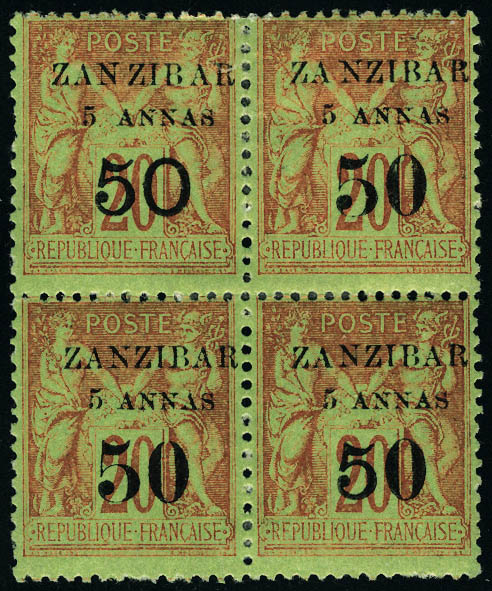 Lot 2646 - MONACO, FRENCH COLONIES A-Z INCLUDING RARITIES zanzibar - Francois Feldman F.C.N.P François FELDMAN sale #128 Lot 2646 - MONACO, FRENCH COLONIES A-Z INCLUDING RARITIES zanzibar - Francois Feldman F.C.N.P François FELDMAN sale #128