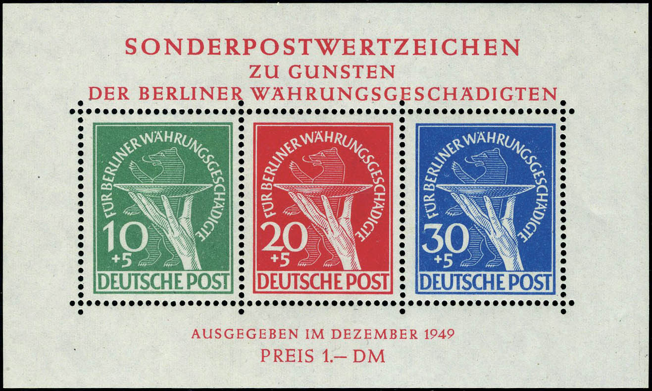 Lot 2724 - western europe ALLEMAGNE (BERLIN), BLOCS & FEUILLETS -  Francois Feldman F.C.N.P François FELDMAN sale #128