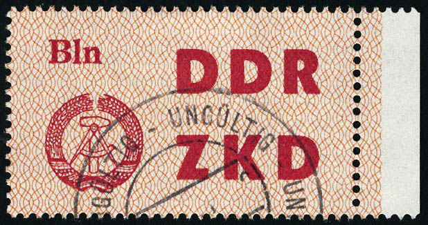 Lot 2727 - western europe ALLEMAGNE (R.D.A.), TIMBRES DE SERVICE -  Francois Feldman F.C.N.P François FELDMAN sale #128