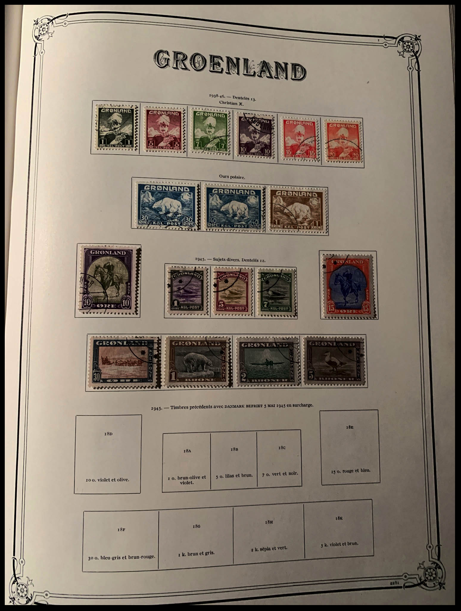 Lot 2817 - western europe GROENLAND, LOTS & COLLECTIONS - Francois Feldman F.C.N.P François FELDMAN sale #128 Lot 2817 - western europe GROENLAND, LOTS & COLLECTIONS - Francois Feldman F.C.N.P François FELDMAN sale #128