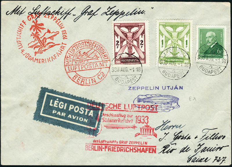 Lot 2881 - western europe HONGRIE, POSTE AERIENNE - Francois Feldman F.C.N.P François FELDMAN sale #128 Lot 2881 - western europe HONGRIE, POSTE AERIENNE - Francois Feldman F.C.N.P François FELDMAN sale #128
