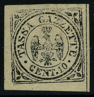 Lot 2925 - western europe ITALIE (MODENE), TIMBRES-TAXE POUR JOURNAUX - Francois Feldman F.C.N.P François FELDMAN sale #128 Lot 2925 - western europe ITALIE (MODENE), TIMBRES-TAXE POUR JOURNAUX - Francois Feldman F.C.N.P François FELDMAN sale #128