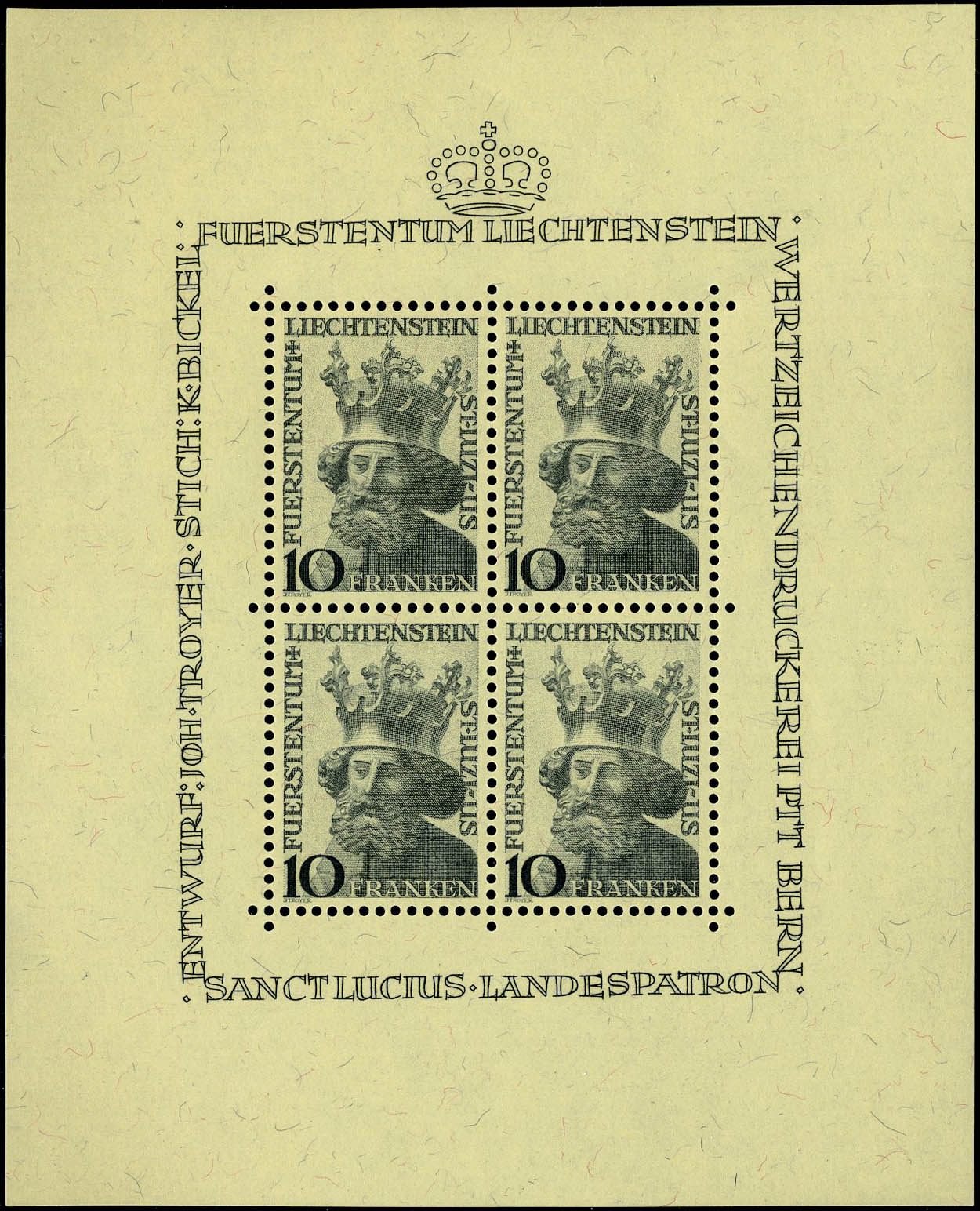 Lot 2989 - western europe LIECHTENSTEIN, BLOCS & FEUILLETS - Francois Feldman F.C.N.P François FELDMAN sale #128 Lot 2989 - western europe LIECHTENSTEIN, BLOCS & FEUILLETS - Francois Feldman F.C.N.P François FELDMAN sale #128