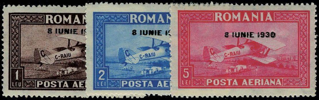 Lot 3059 - western europe ROUMANIE, POSTE AERIENNE - Francois Feldman F.C.N.P François FELDMAN sale #128 Lot 3059 - western europe ROUMANIE, POSTE AERIENNE - Francois Feldman F.C.N.P François FELDMAN sale #128