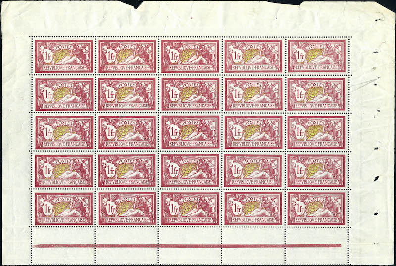 Lot 308 - France a partir de 1900 - Francois Feldman F.C.N.P François FELDMAN sale #128 Lot 308 - France a partir de 1900 - Francois Feldman F.C.N.P François FELDMAN sale #128