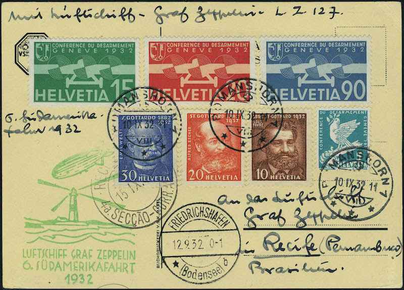 Lot 3120 - western europe SUISSE, POSTE AERIENNE - Francois Feldman F.C.N.P François FELDMAN sale #128 Lot 3120 - western europe SUISSE, POSTE AERIENNE - Francois Feldman F.C.N.P François FELDMAN sale #128