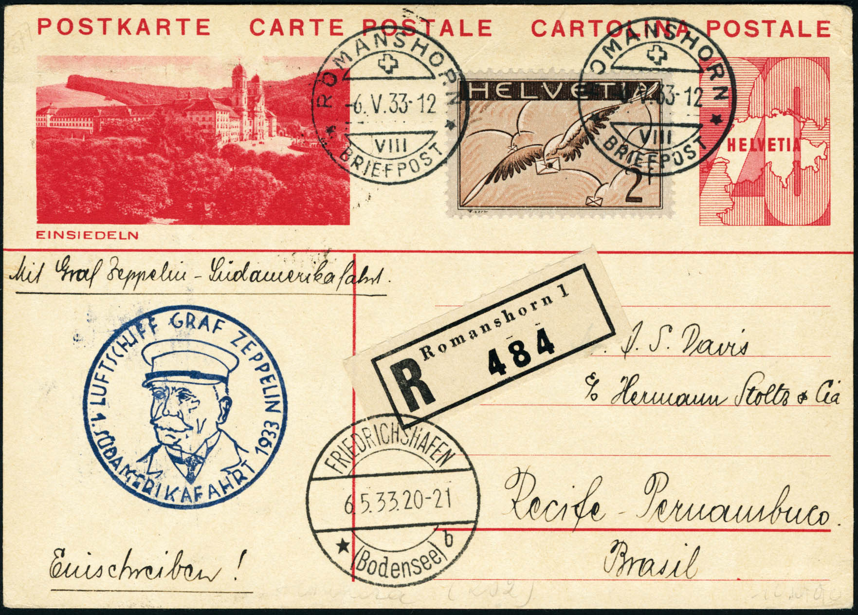 Lot 3123 - western europe SUISSE, POSTE AERIENNE - Francois Feldman F.C.N.P François FELDMAN sale #128 Lot 3123 - western europe SUISSE, POSTE AERIENNE - Francois Feldman F.C.N.P François FELDMAN sale #128