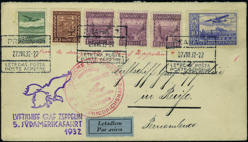 Lot 3153 - western europe TCHECOSLOVAQUIE, POSTE AERIENNE - Francois Feldman F.C.N.P François FELDMAN sale #128 Lot 3153 - western europe TCHECOSLOVAQUIE, POSTE AERIENNE - Francois Feldman F.C.N.P François FELDMAN sale #128