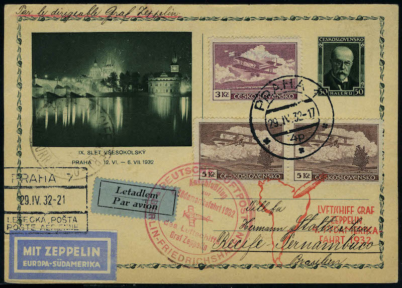 Lot 3159 - western europe TCHECOSLOVAQUIE, POSTE AERIENNE - Francois Feldman F.C.N.P François FELDMAN sale #128 Lot 3159 - western europe TCHECOSLOVAQUIE, POSTE AERIENNE - Francois Feldman F.C.N.P François FELDMAN sale #128