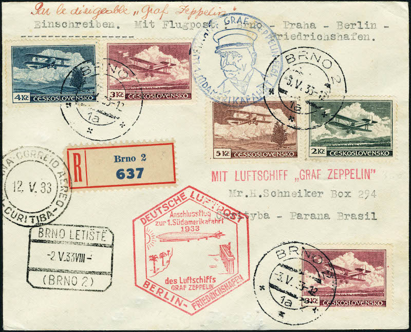 Lot 3161 - western europe TCHECOSLOVAQUIE, POSTE AERIENNE - Francois Feldman F.C.N.P François FELDMAN sale #128 Lot 3161 - western europe TCHECOSLOVAQUIE, POSTE AERIENNE - Francois Feldman F.C.N.P François FELDMAN sale #128