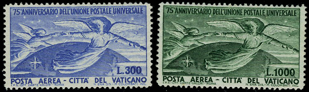Lot 3182 - western europe VATICAN, POSTE AERIENNE - Francois Feldman F.C.N.P François FELDMAN sale #128 Lot 3182 - western europe VATICAN, POSTE AERIENNE - Francois Feldman F.C.N.P François FELDMAN sale #128