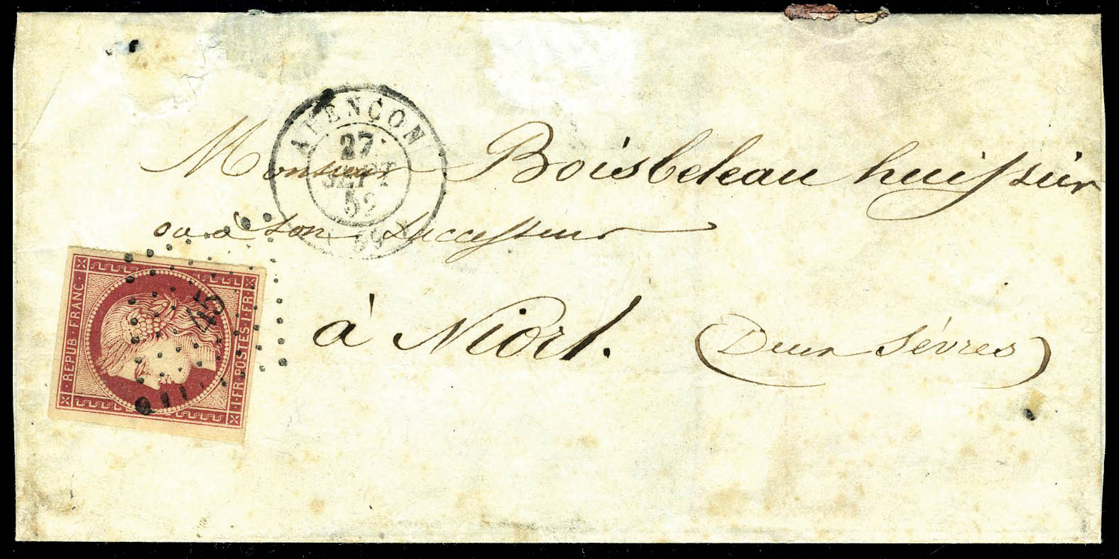 Lot 60 - France 2.eme.republique -  Francois Feldman F.C.N.P François FELDMAN sale #128