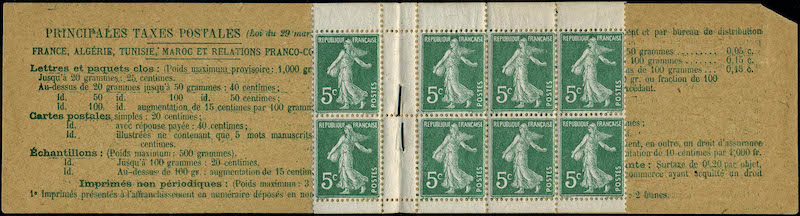 Lot 952 - France carnets - Francois Feldman F.C.N.P François FELDMAN sale #128 Lot 952 - France carnets - Francois Feldman F.C.N.P François FELDMAN sale #128