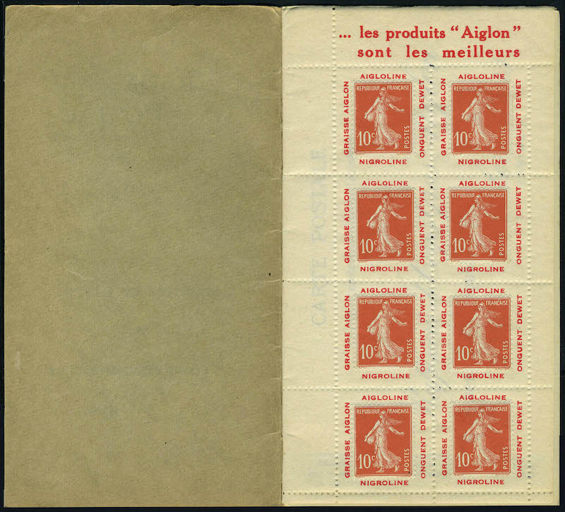 Lot 953 - France carnets - Francois Feldman F.C.N.P François FELDMAN sale #128 Lot 953 - France carnets - Francois Feldman F.C.N.P François FELDMAN sale #128